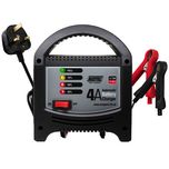 Maypole MP7104 12V 4A LED Automatic Battery Charger